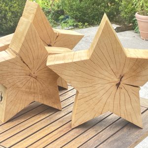 Traumhafte XXL Sterne aus Buchenholz