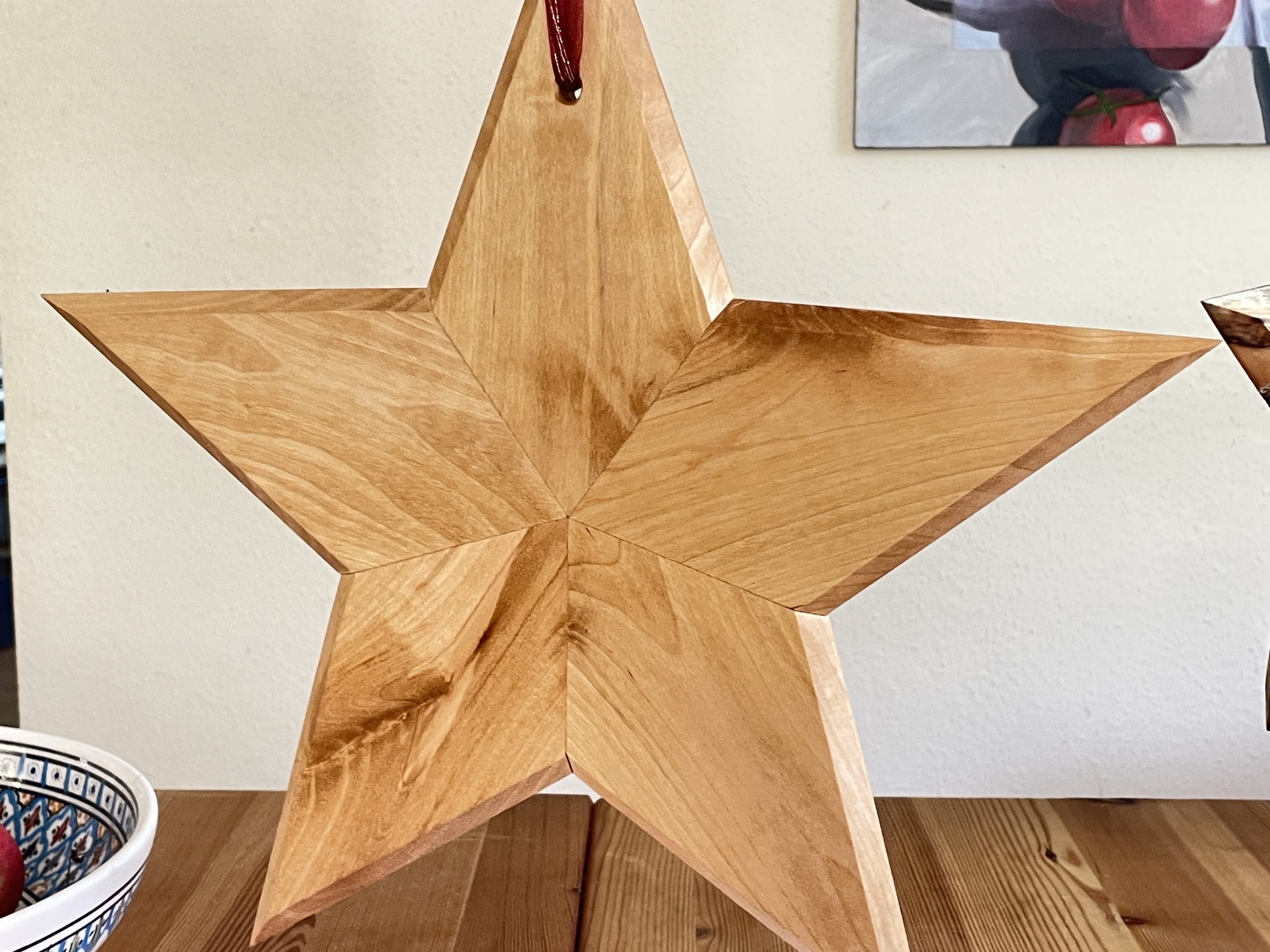 Tolle Weihnachtssterne zum Aufhängen, Birke – Bild 3